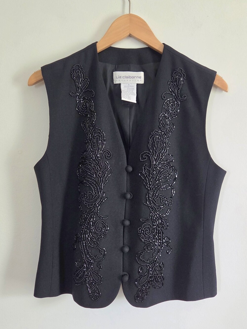 Vintage Liz Claiborne Beaded Vest
